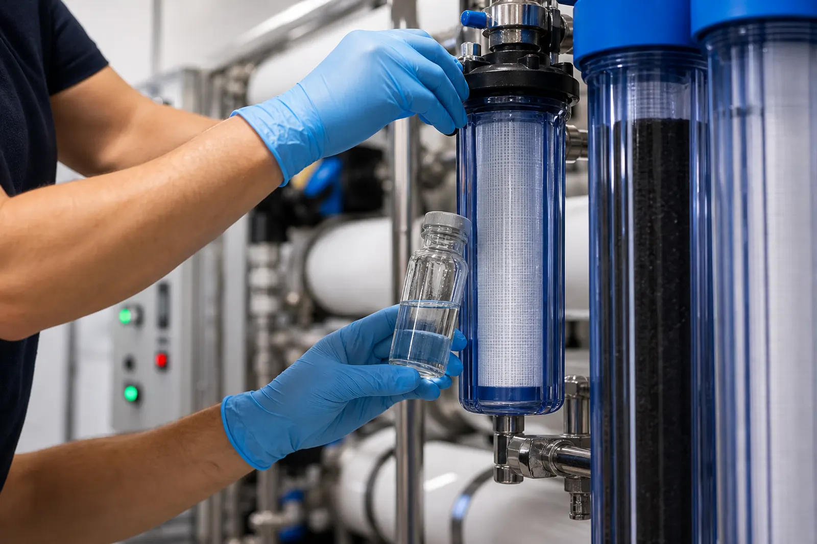 Mantenimiento y control de filtros de agua